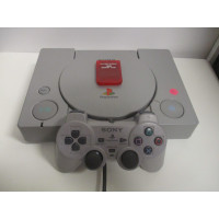 Modchipped Sony PlayStation 1 (1xController + Cables + Memory Card)