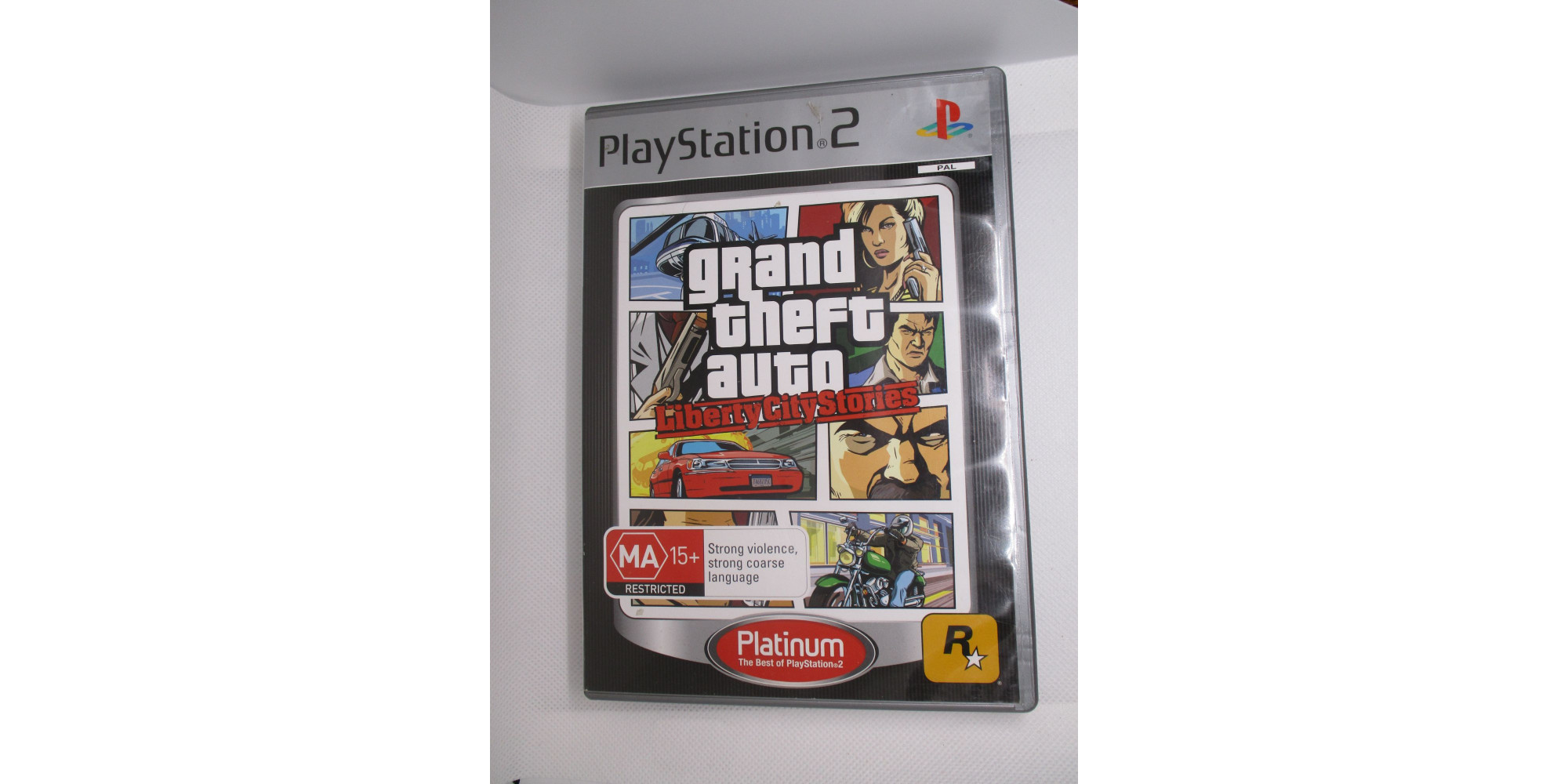 Grand Theft Auto Liberty City Stories PS2 PAL *Complete with Map*